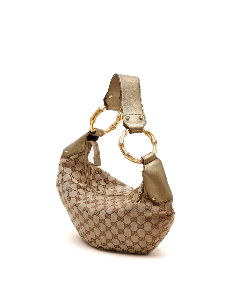Gucci GG Bamboo Hobo Bag