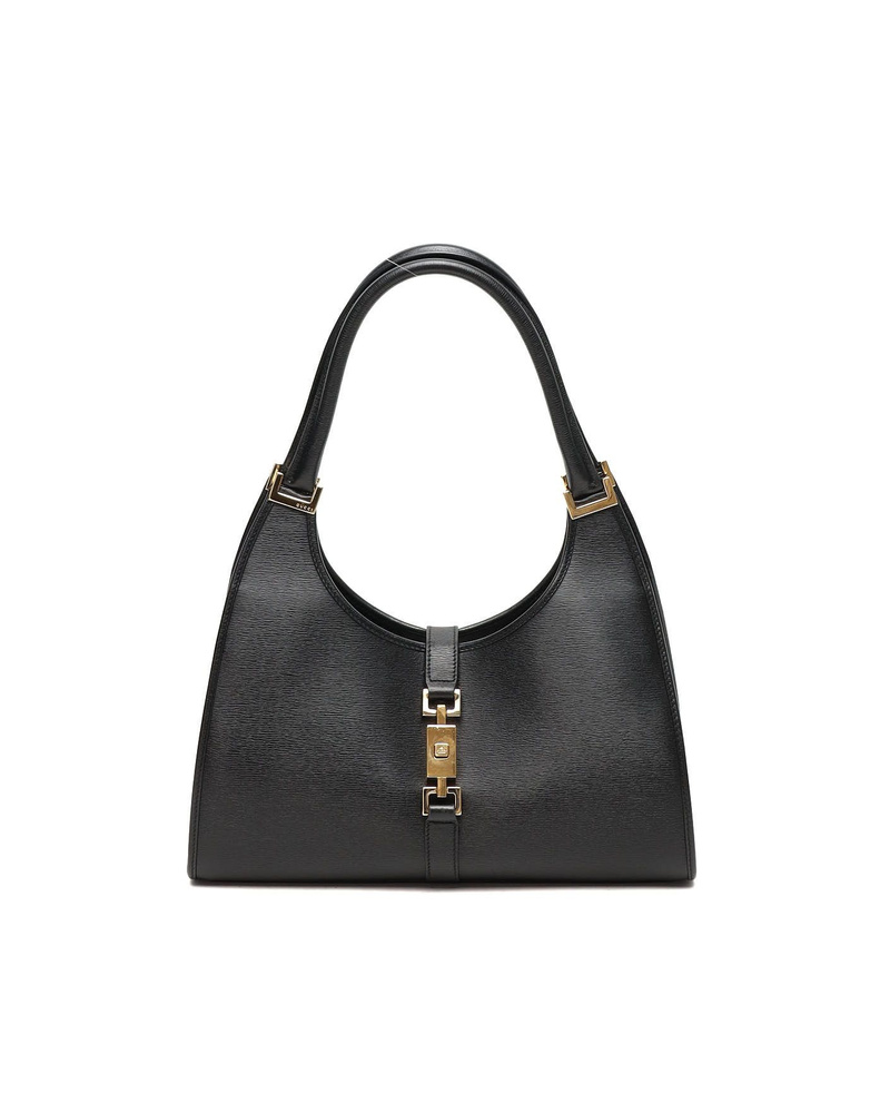 Gucci Leather Jackie Bardot Bag