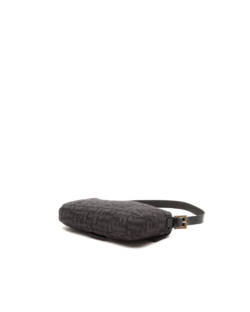 Fendi Zucca Baguette Wool Bag