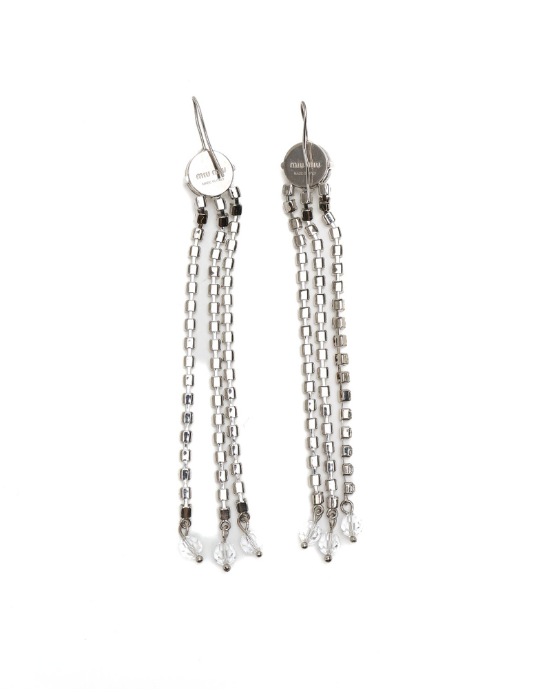 MIU MIU Rhinestone Earrings