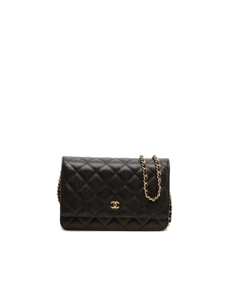 Chanel Classic Caviar Wallet On Chain Bag