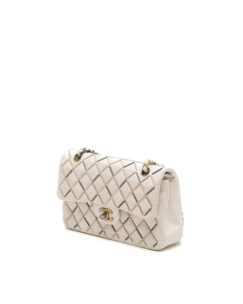 Chanel Classic Small Metal Quilted Double Flap Bag