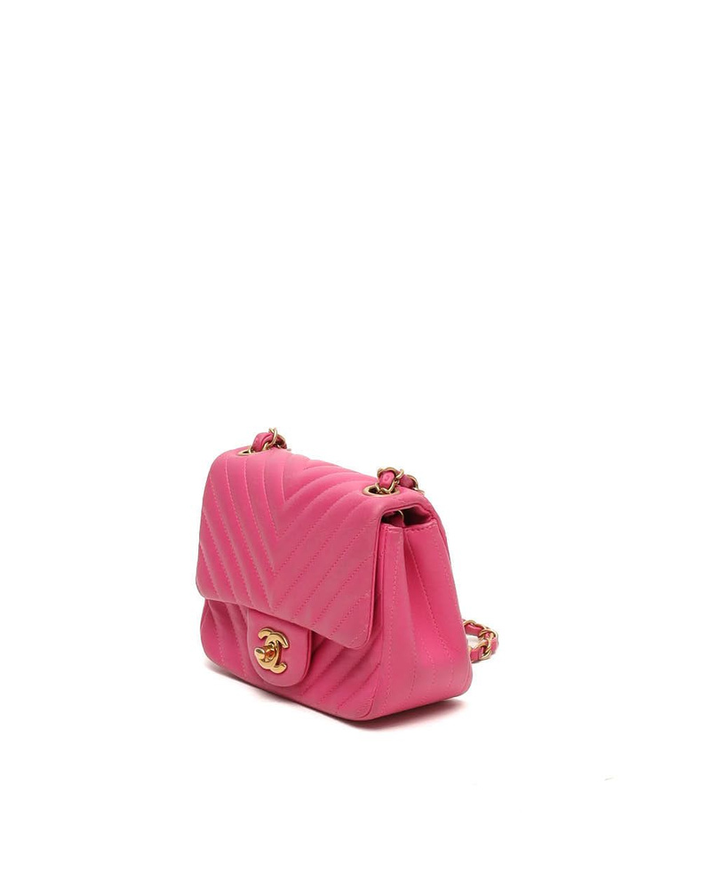 Chanel Chevron Mini Square Flap Bag