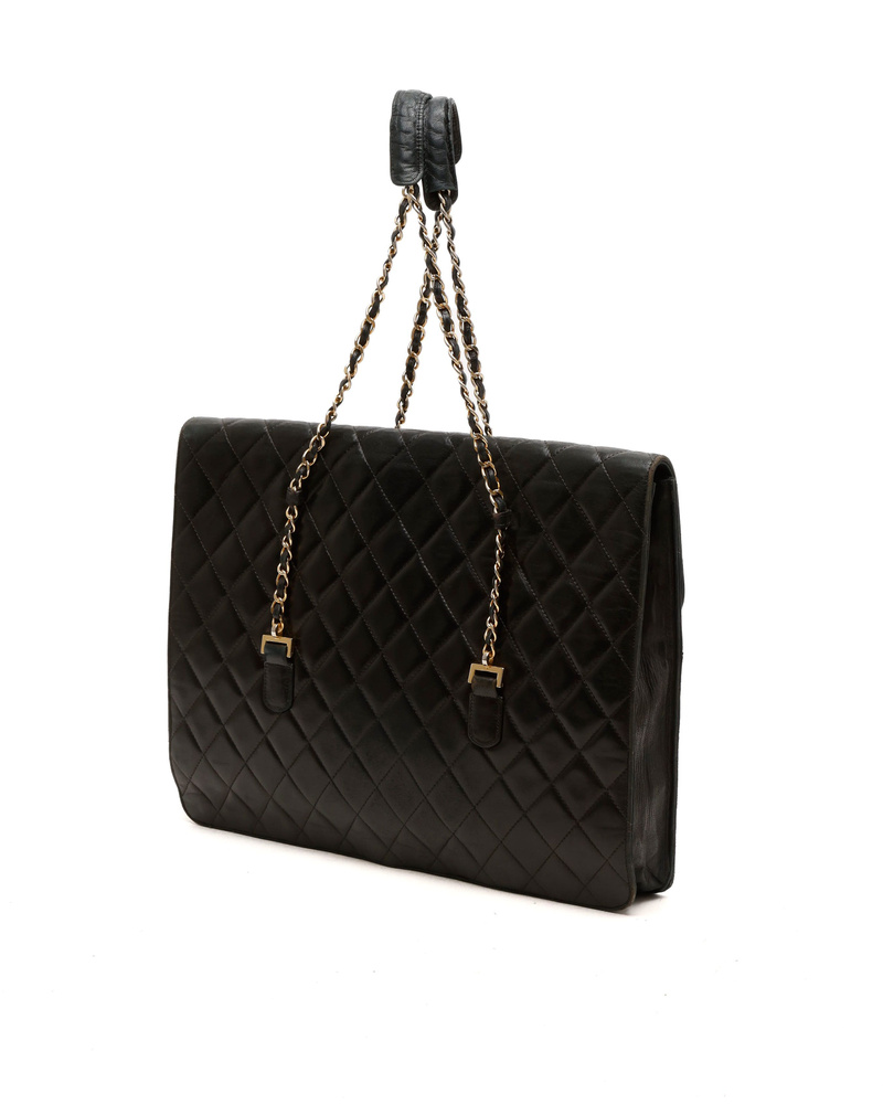 Chanel Lambskin Chain Business Bag
