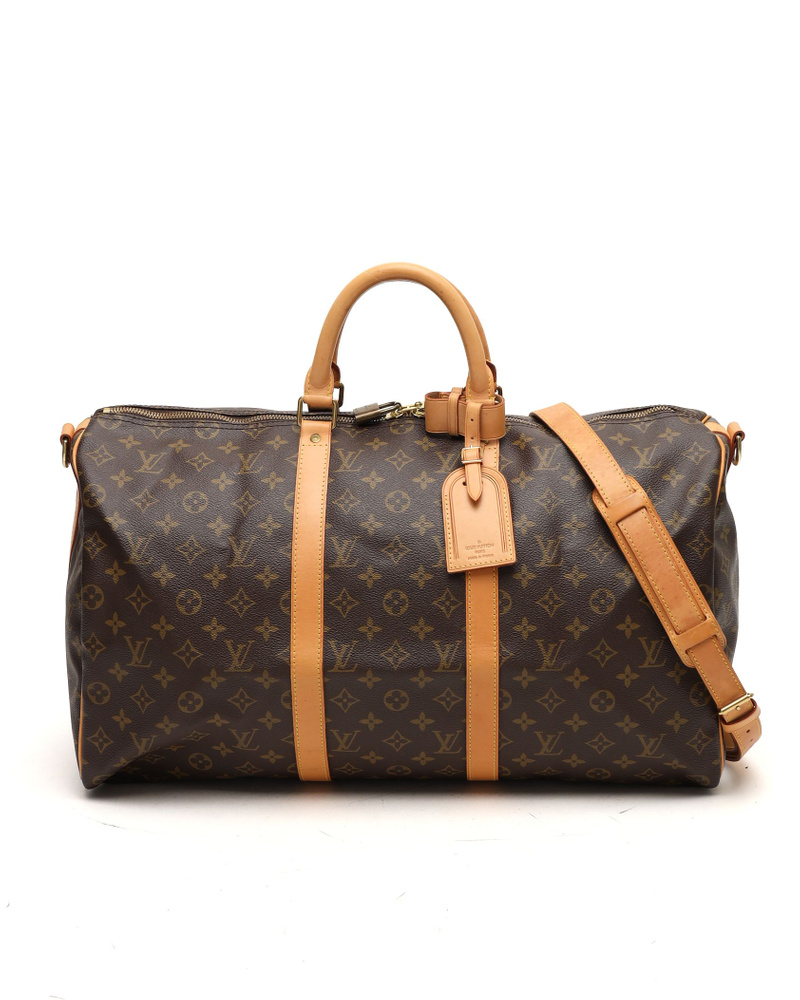 Louis Vuitton Monogram Keepall Bandoulière 50 Weekend Bag