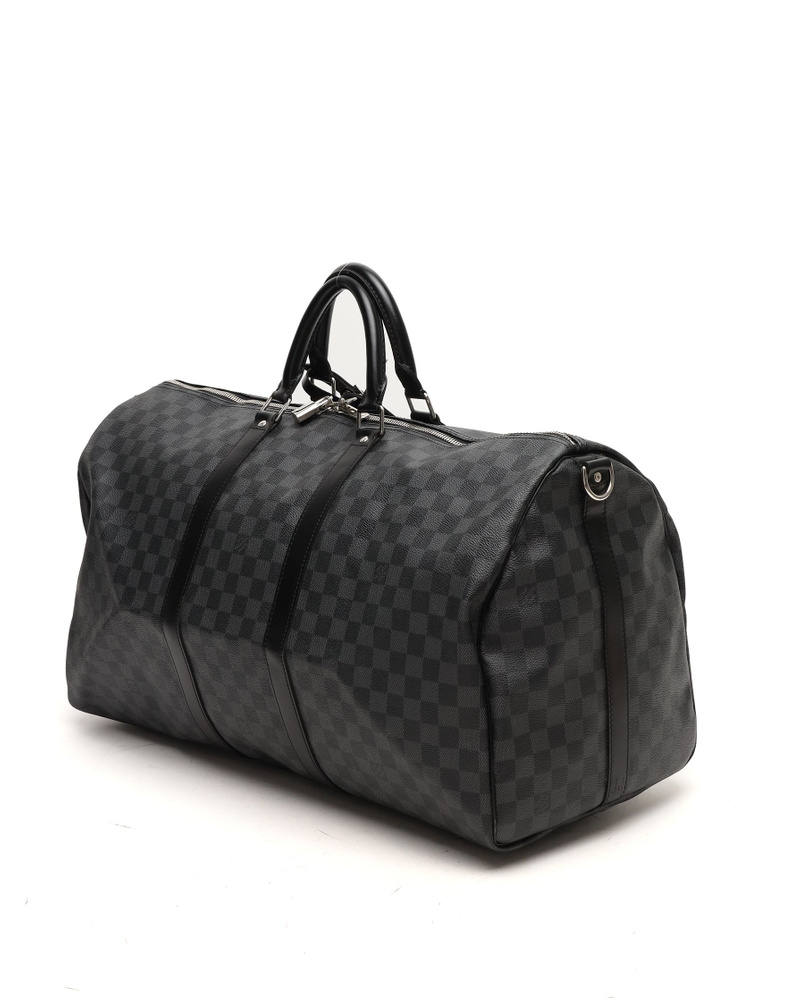 Louis Vuitton Damier Graphite Keepall 55 Bandoulière Weekend Bag