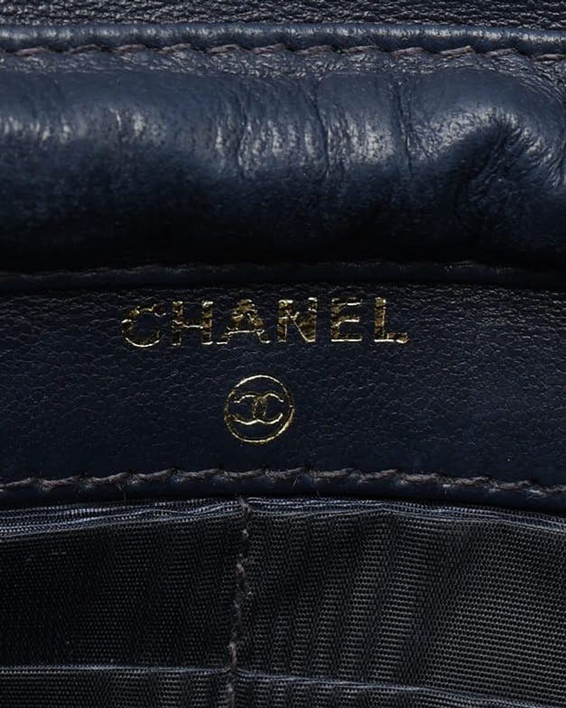 Chanel Timeless Denim Wallet On Chain Bag