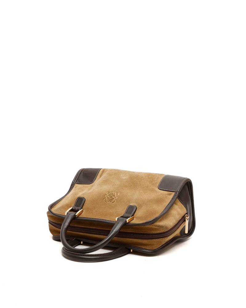 Loewe Amazona 28 Suede Bag