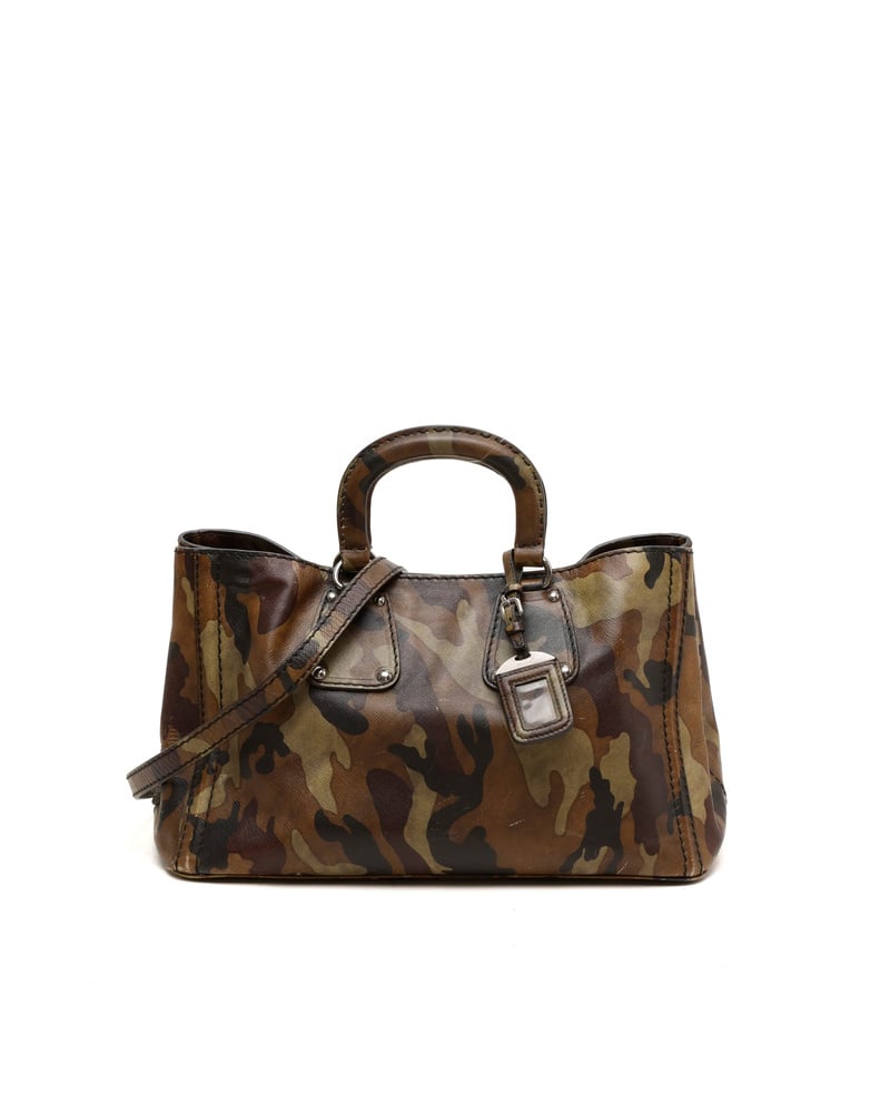 Prada Saffiano Mimetico Camouflage Tote Bag