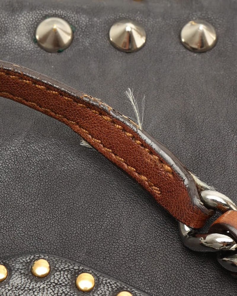 MIU MIU Studded Leather Bag