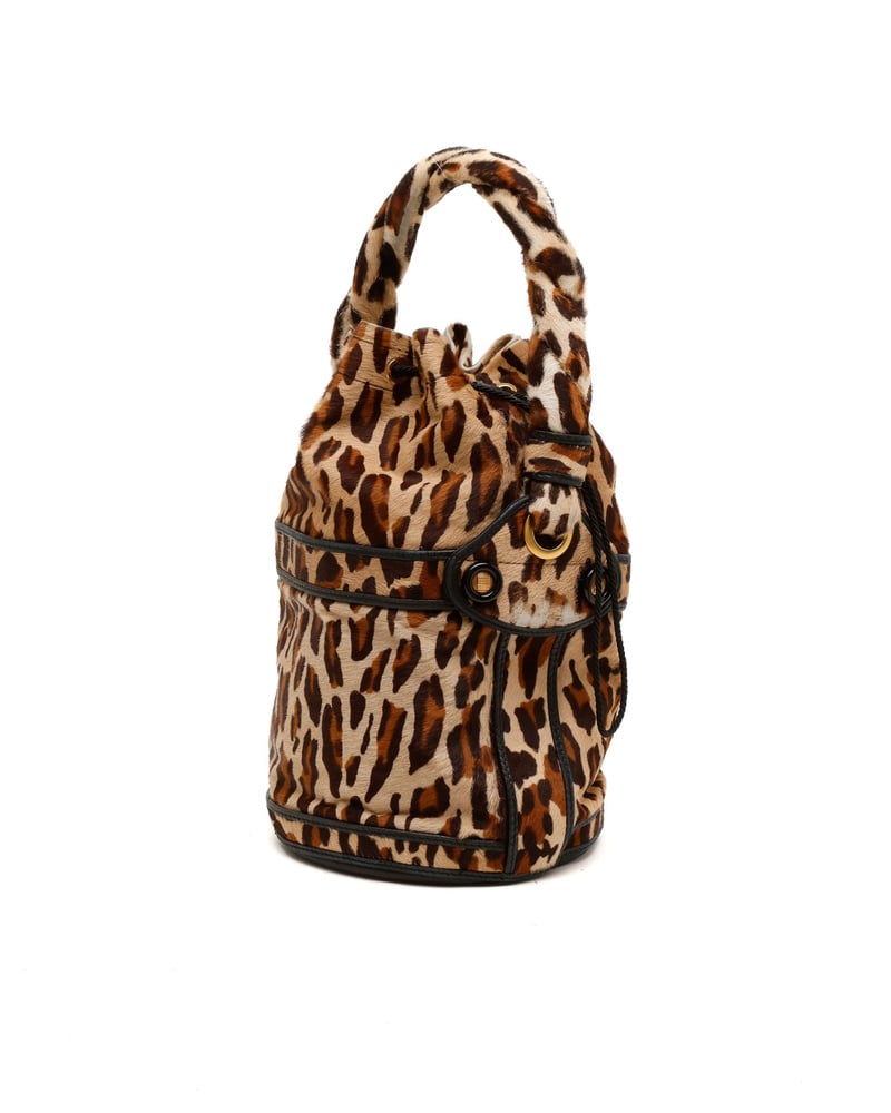 Fendi Pony Hair Palazzo Bucket Bag