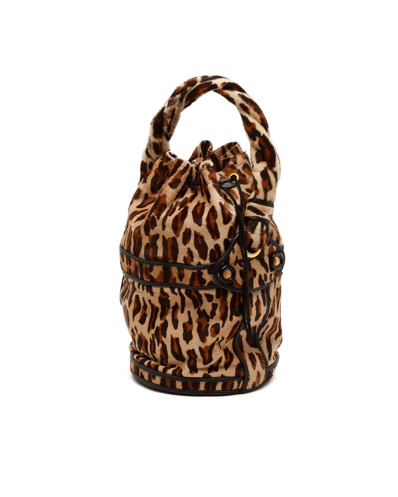Fendi Pony Hair Palazzo Bucket Bag
