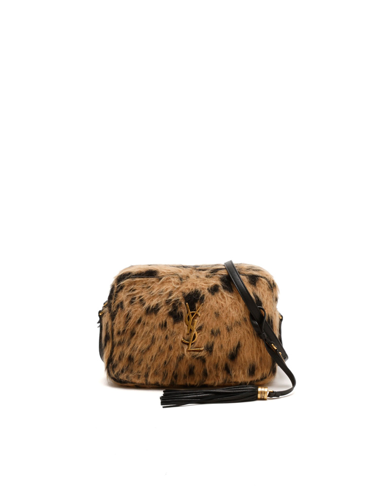 Saint Laurent Lou Fur Camera Bag