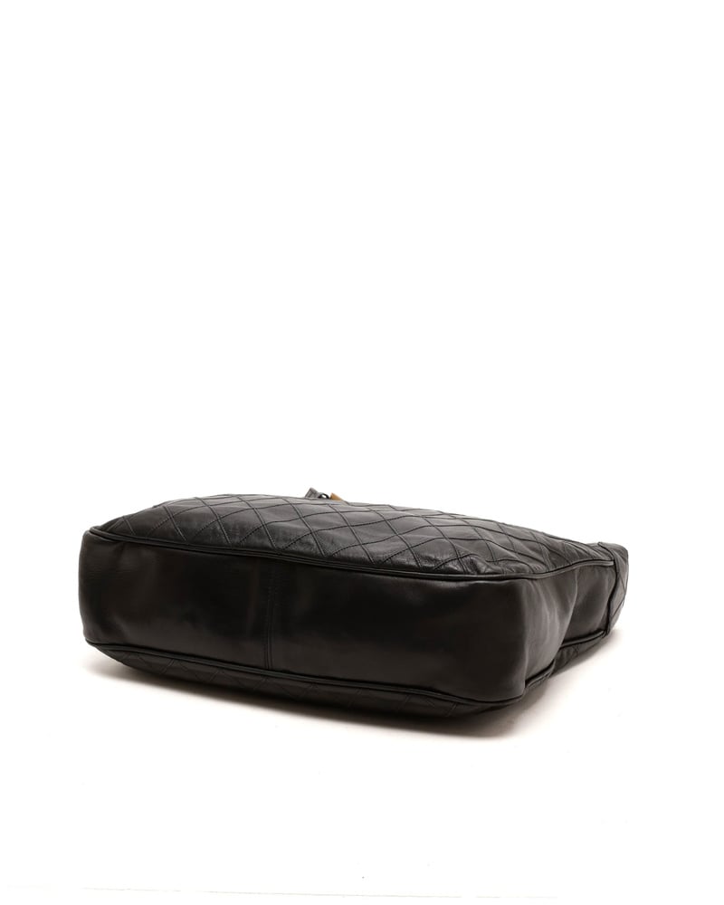 Chanel CC Quilted Hobo Bag