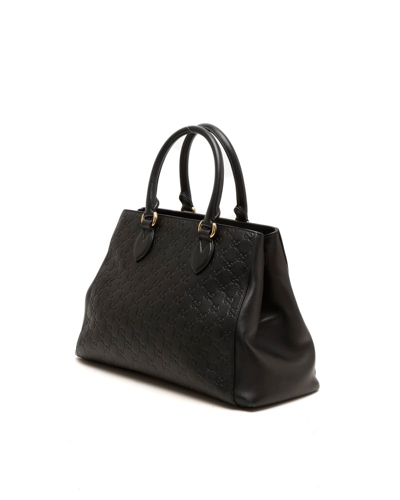Gucci Guccissima Signature Top Handle Tote Bag