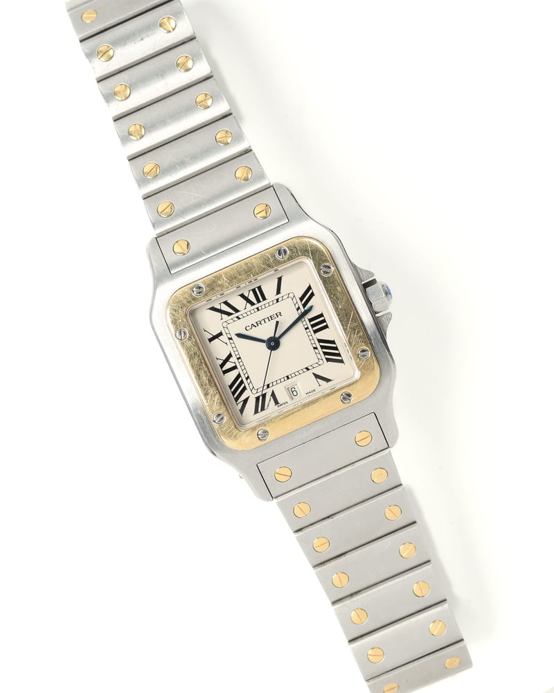 Cartier Santos Galbée 29x29mm Ca 1990 Watch