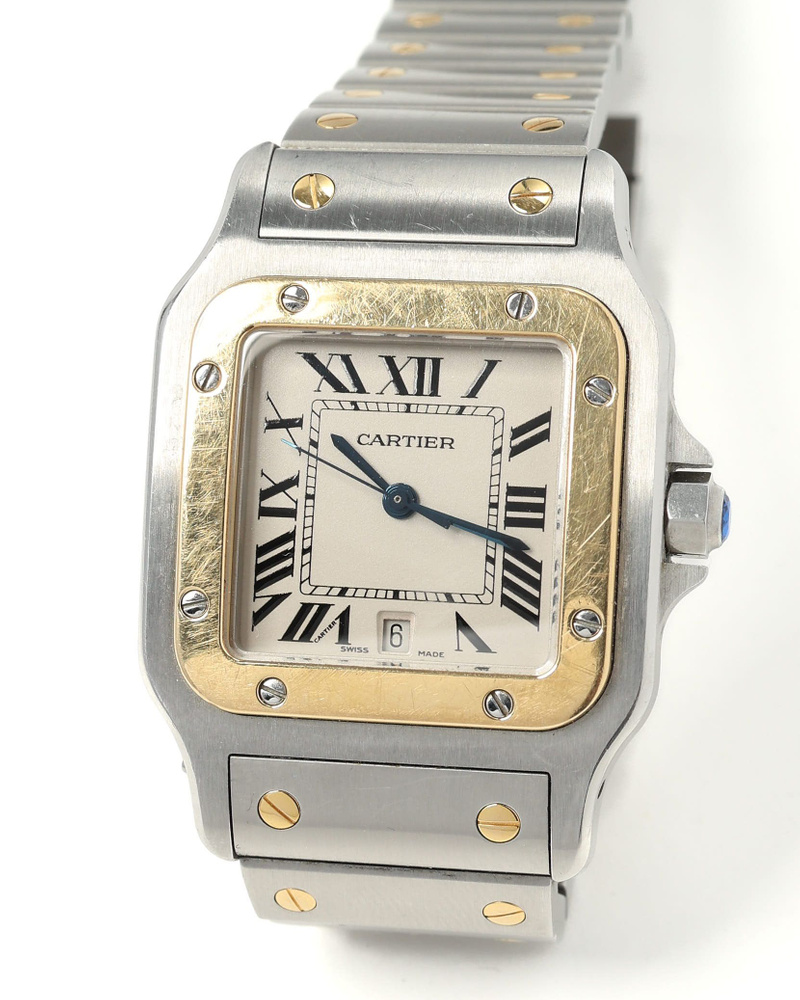 Cartier Santos Galbée 29x29mm Ca 1990 Watch