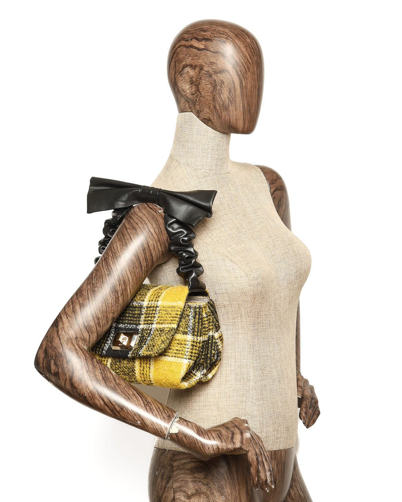Red Valentino Bow Tweed Bag