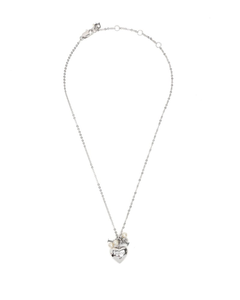 Christian Dior Heart Pearl Necklace