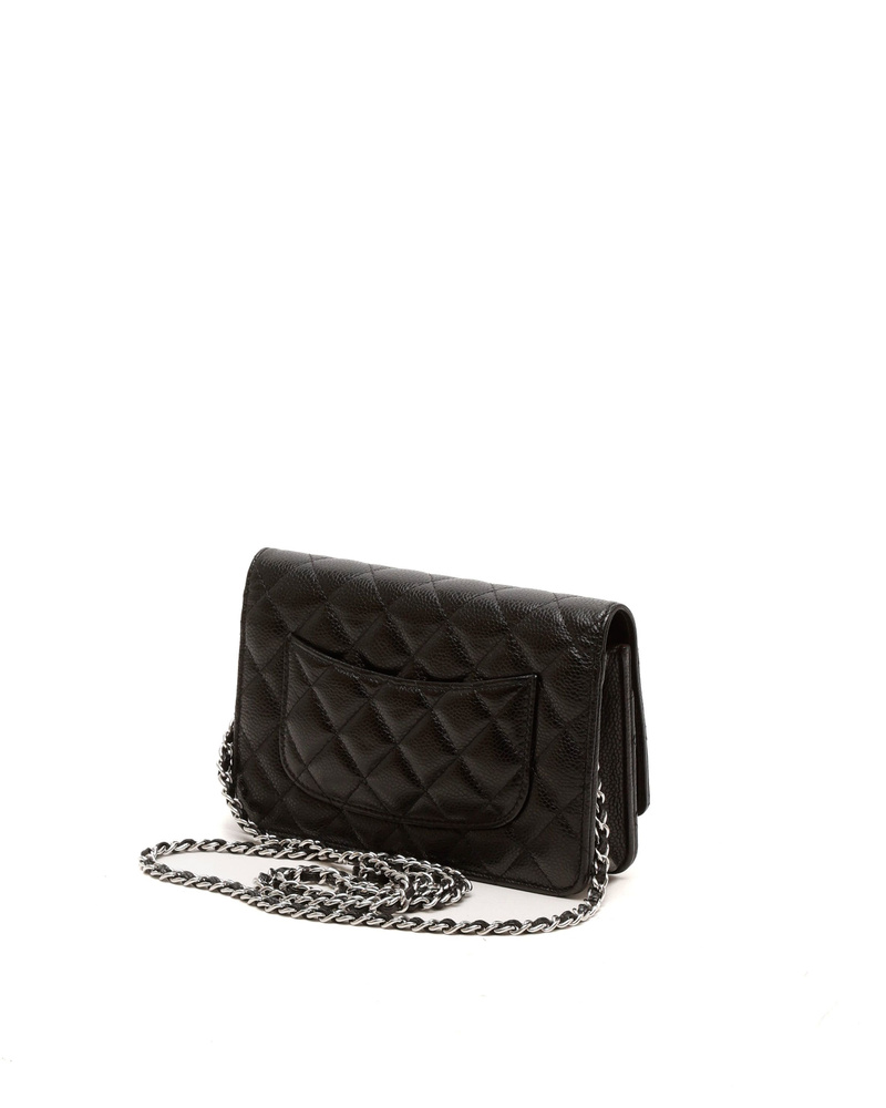 Chanel Caviar Wallet On Chain Bag