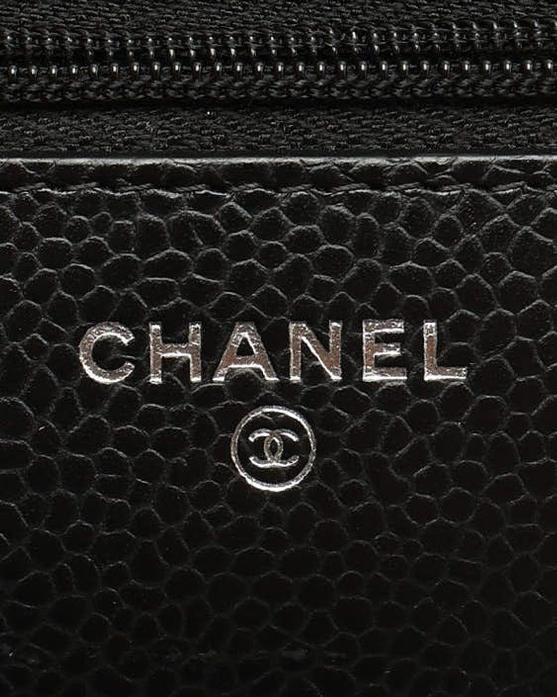 Chanel Caviar Wallet On Chain Bag