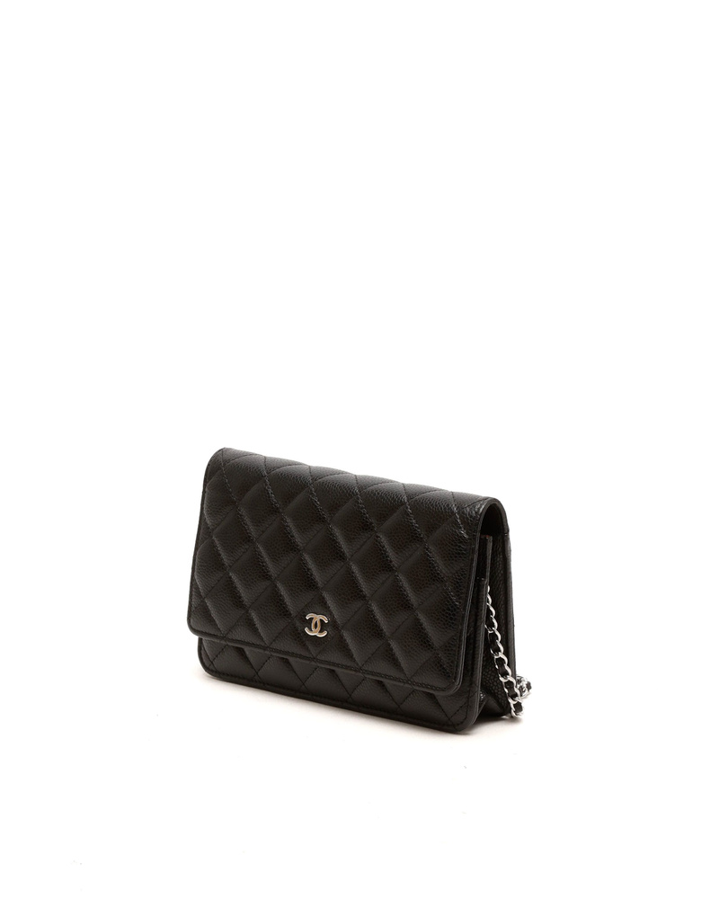 Chanel Caviar Wallet On Chain Bag
