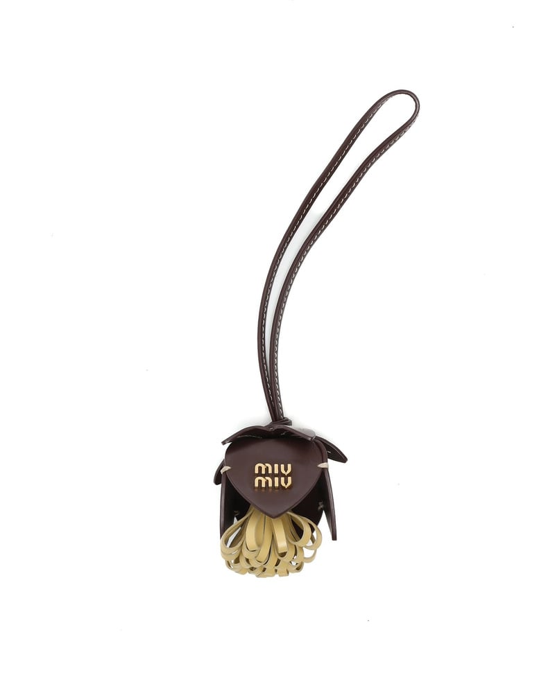 Miu Miu Leather Flower Bag Charm