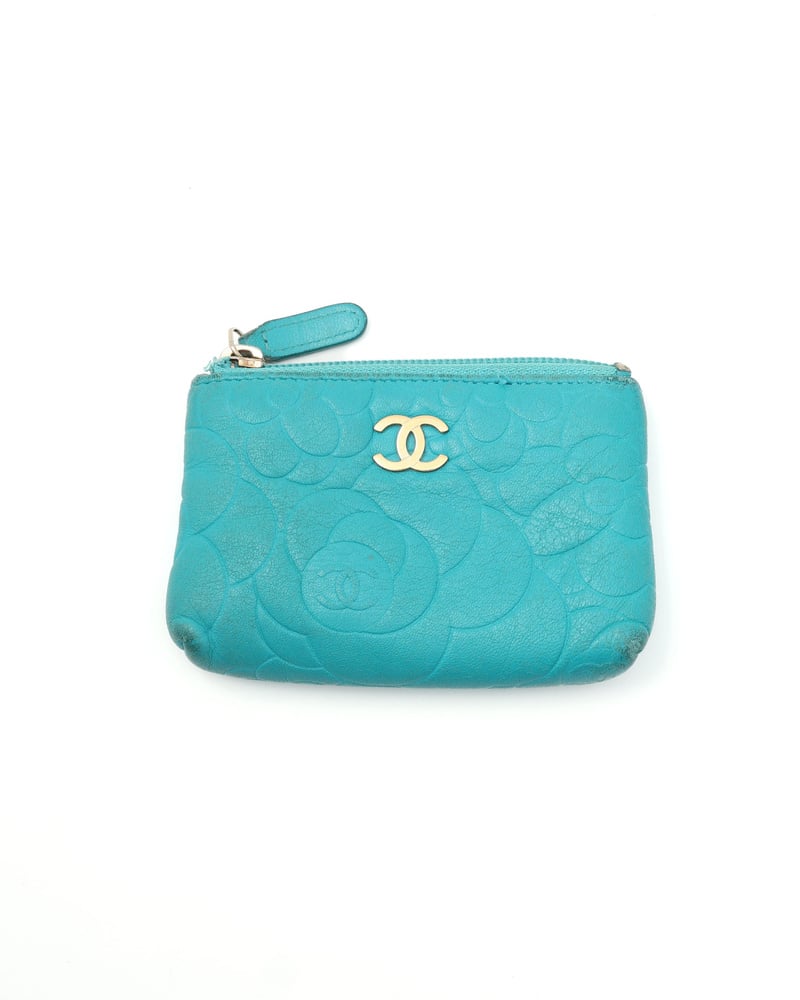 Chanel CC Camellia Coin Purse