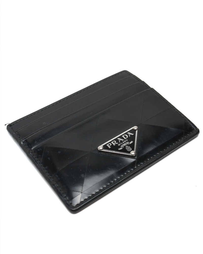 Prada Patent Leather Card Holder
