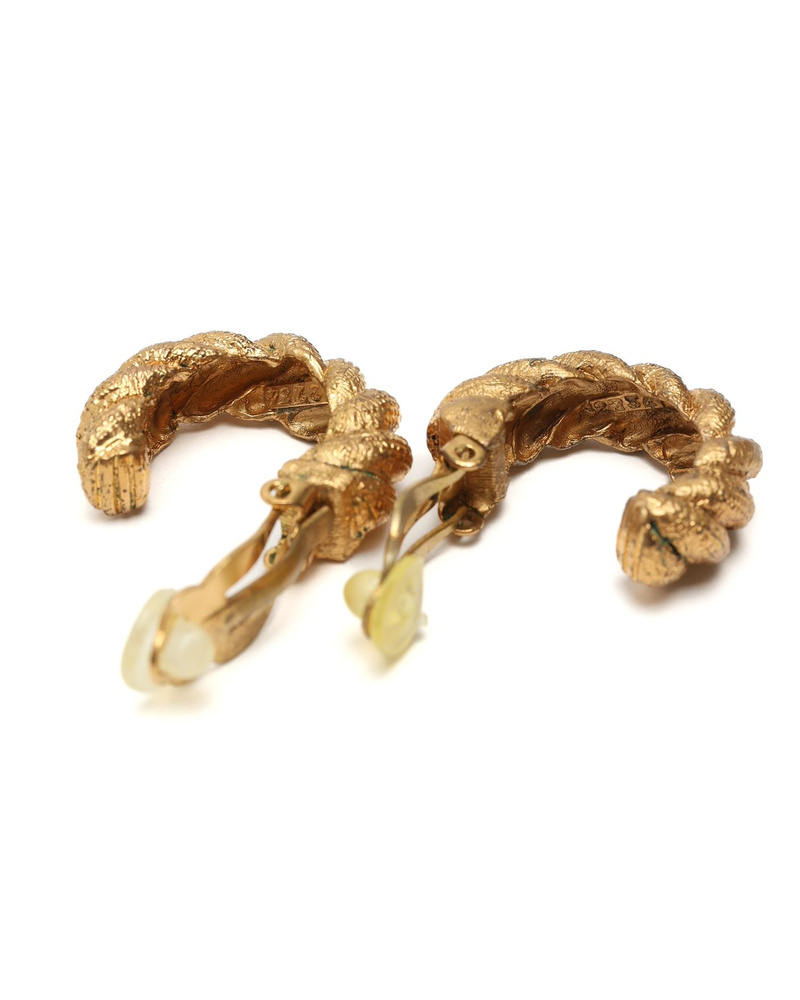 Chanel Clip-on Hoop Earrings