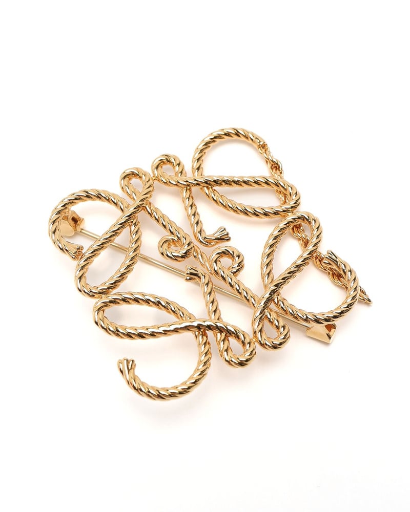 Loewe Anagram Rope Brooch