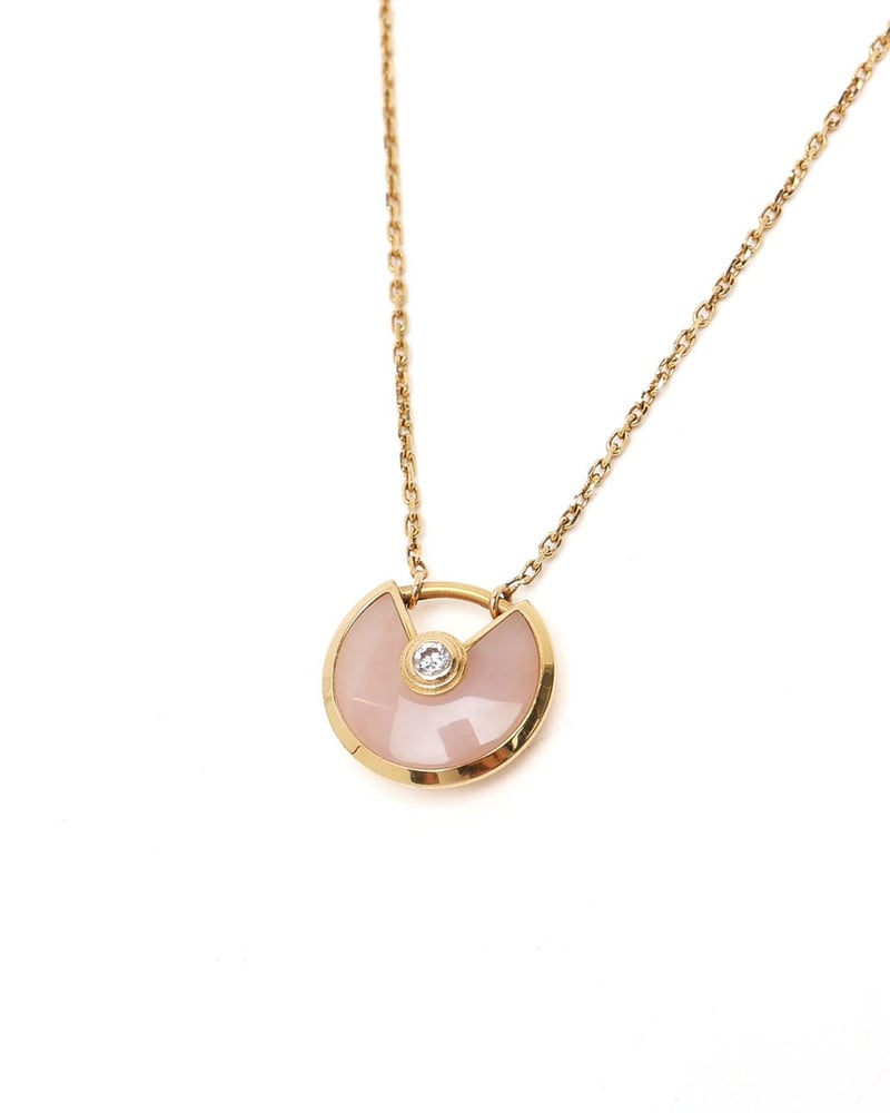 Cartier Amulette de Cartier Pink Opal 18Kt Necklace