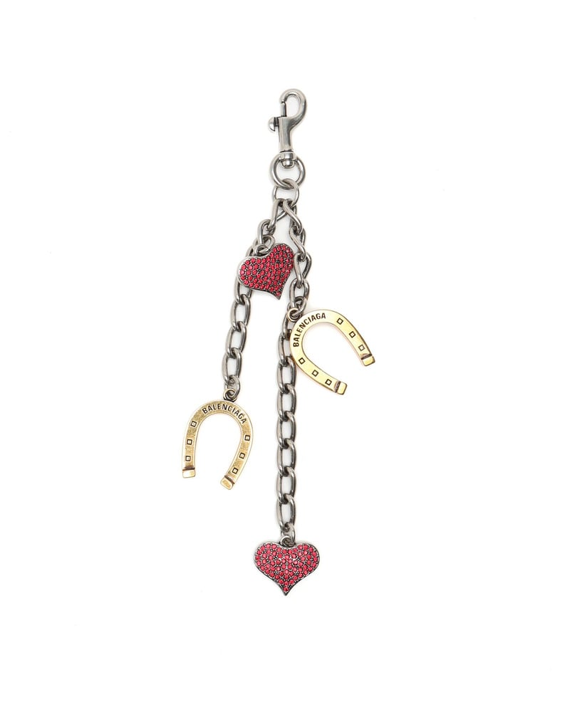 Balenciaga Horseshoe Heart Bag Charm