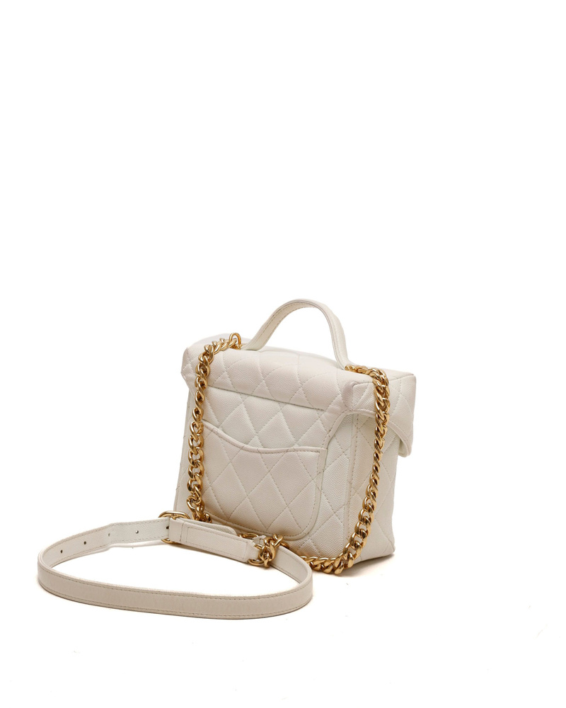 Chanel 2023s Caviar Handy Box Vanity Bag