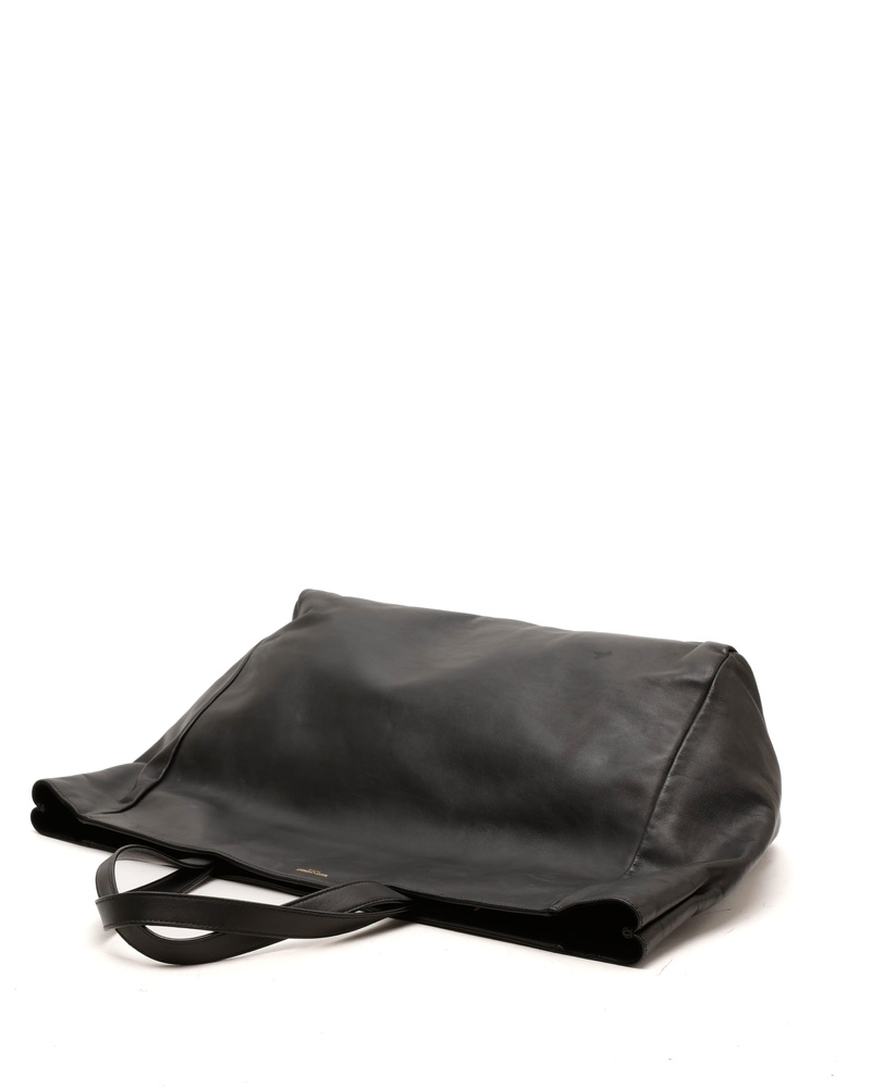 Saint Laurent Reversible Leather Suede Tote Bag