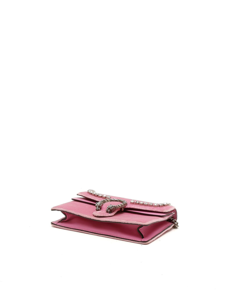 Gucci Super Mini Velvet Dionysus Rhinestone Bag