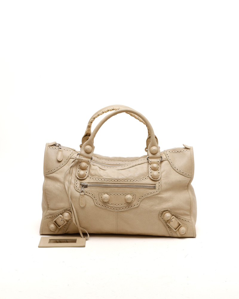 Balenciaga Giant City Brogues Tote Bag