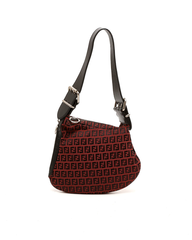 Fendi Zucchino Oyster Hobo Bag