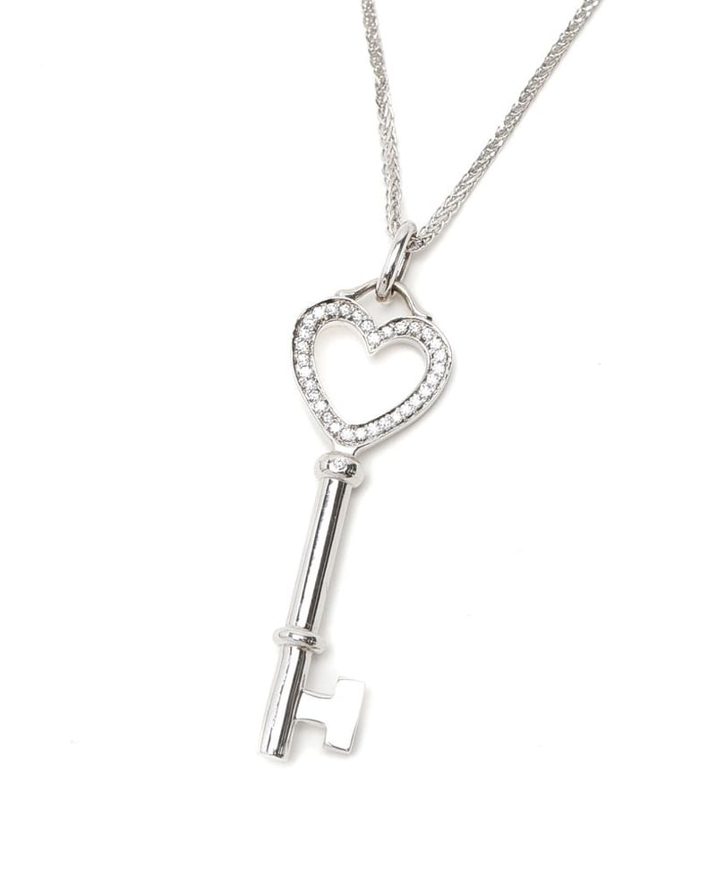 Tiffany & Co 18Kt Key Diamond Necklace
