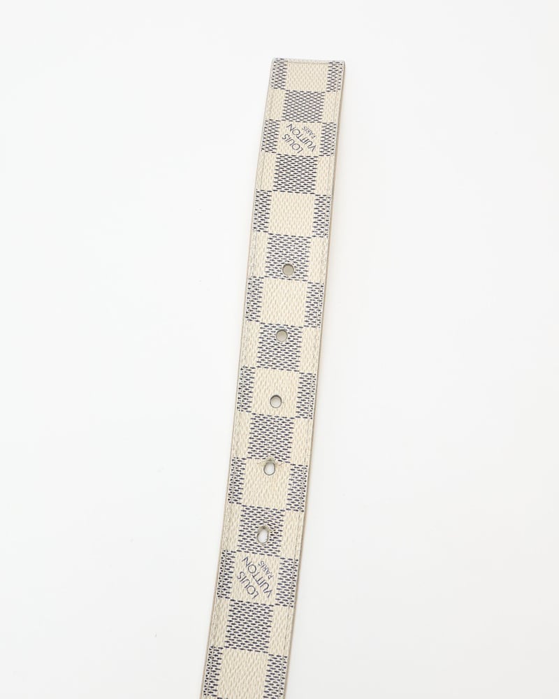 Louis Vuitton Damier Azur Belt, size 85