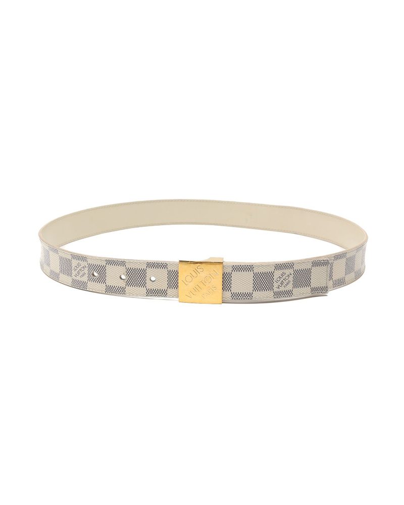 Louis Vuitton Damier Azur Belt, size 85