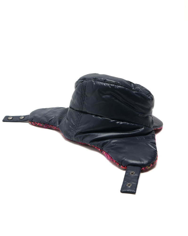 Chanel Neige Wool Tweed Nylon Hat