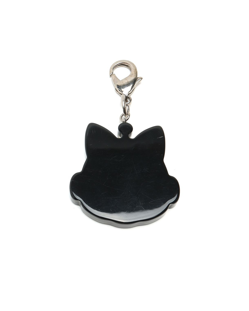Chanel Coco Mark Resin Cat Emoji Bag Charm