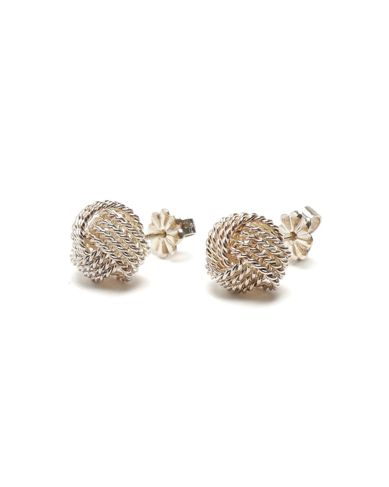 Tiffany & Co Twist Knot Silver Earrings