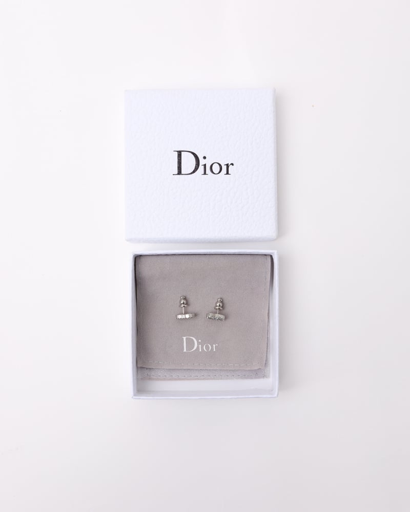 Vintage CHRISTIAN DIOR CD Logo Earrings - A Retro Tale