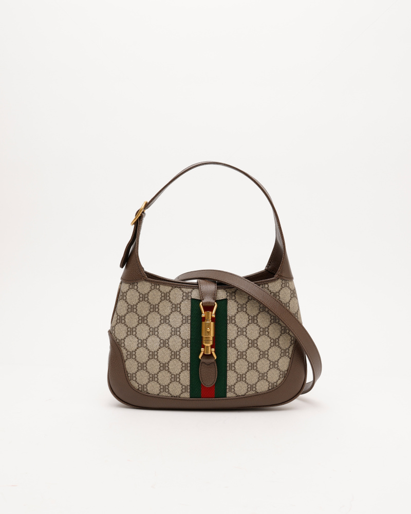 Vintage GUCCI Jackie Mini 1961 GG Supreme Crossbody Bag - A Retro Tale