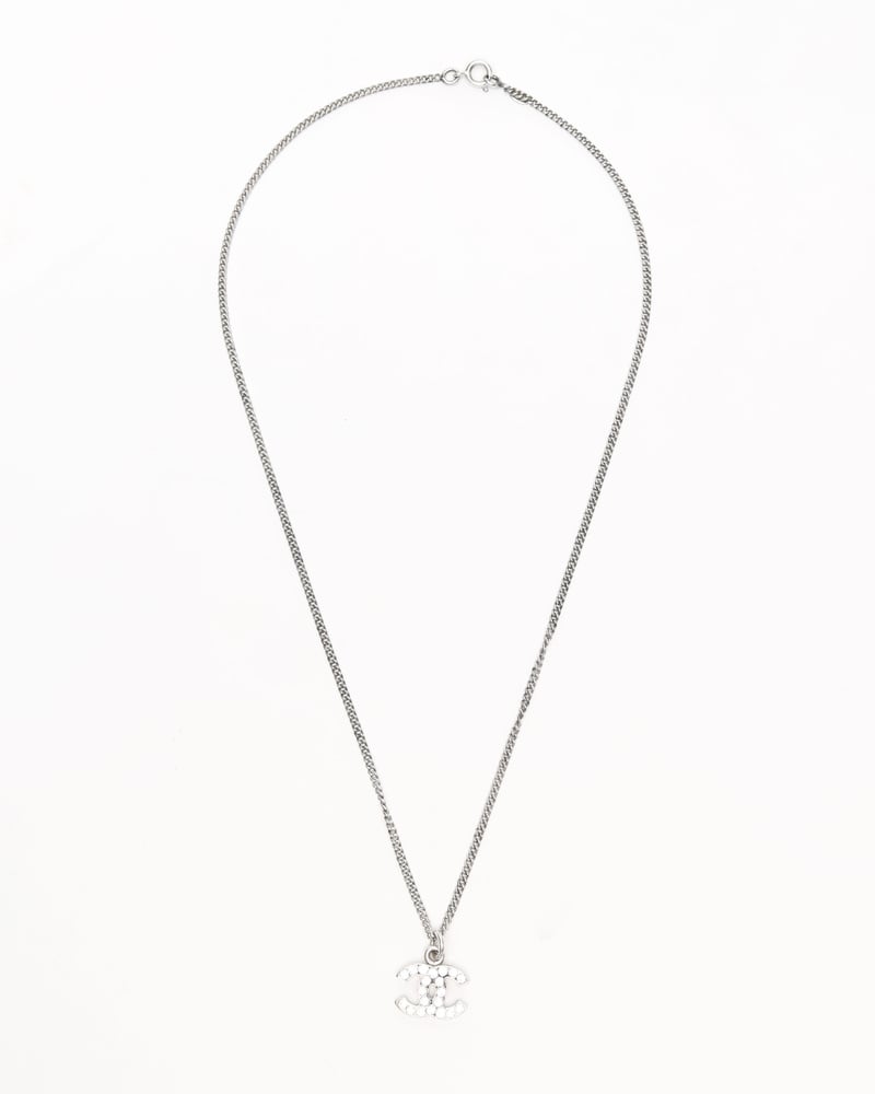 アクセサリー CHANEL Coco Mark Rhinestone Necklace Vintage CHANEL Coco Mark Rhinestone Necklace - A Retro Tale