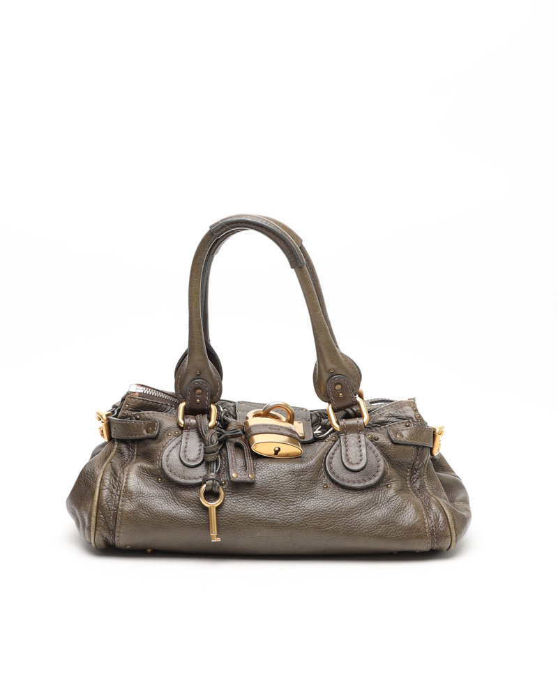 Vintage Chloé Authentic Paddington Bags Vintage Chloé Metallic Silver Paddington Shoulder Bag | eBay
