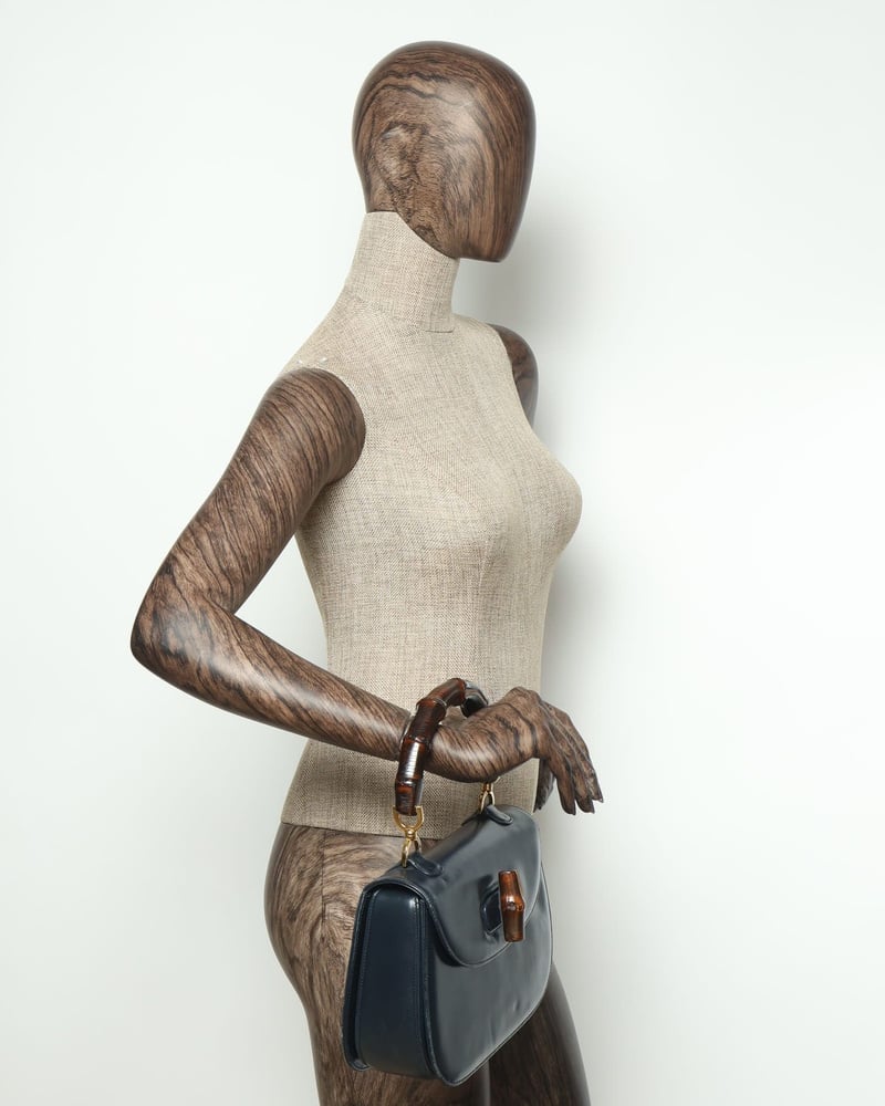 Vintage Gucci Medium Bamboo 1947 Bag - A Retro Tale