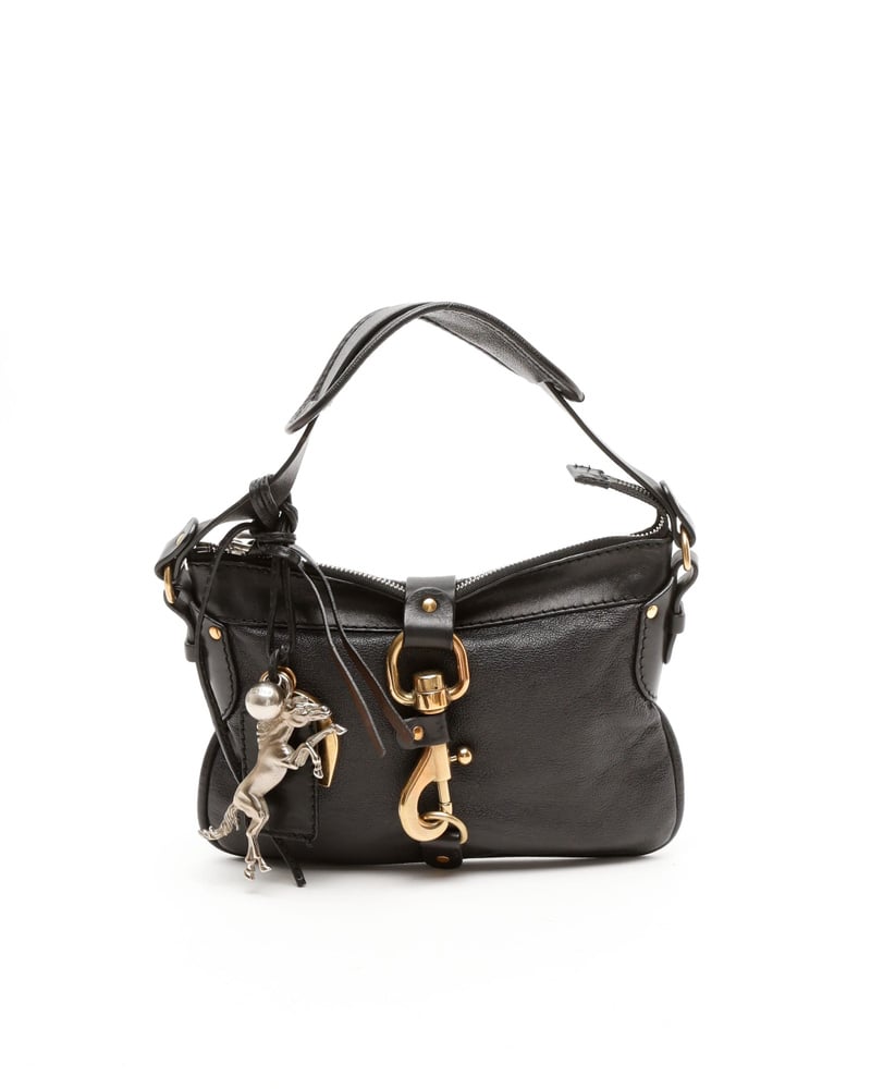 Chloé Kerala Handbag Black Leather y2k Buy Chloé Black Kerala 25 Shoulder Bag in Leather For Women Online